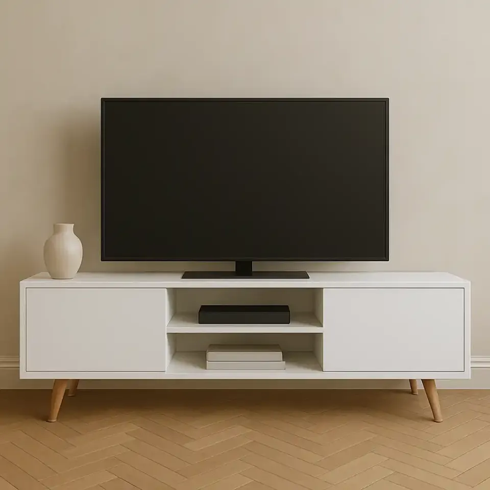 Minimalist TV Ünitelerinde MDF ve Lake Yüzey Kullanımı