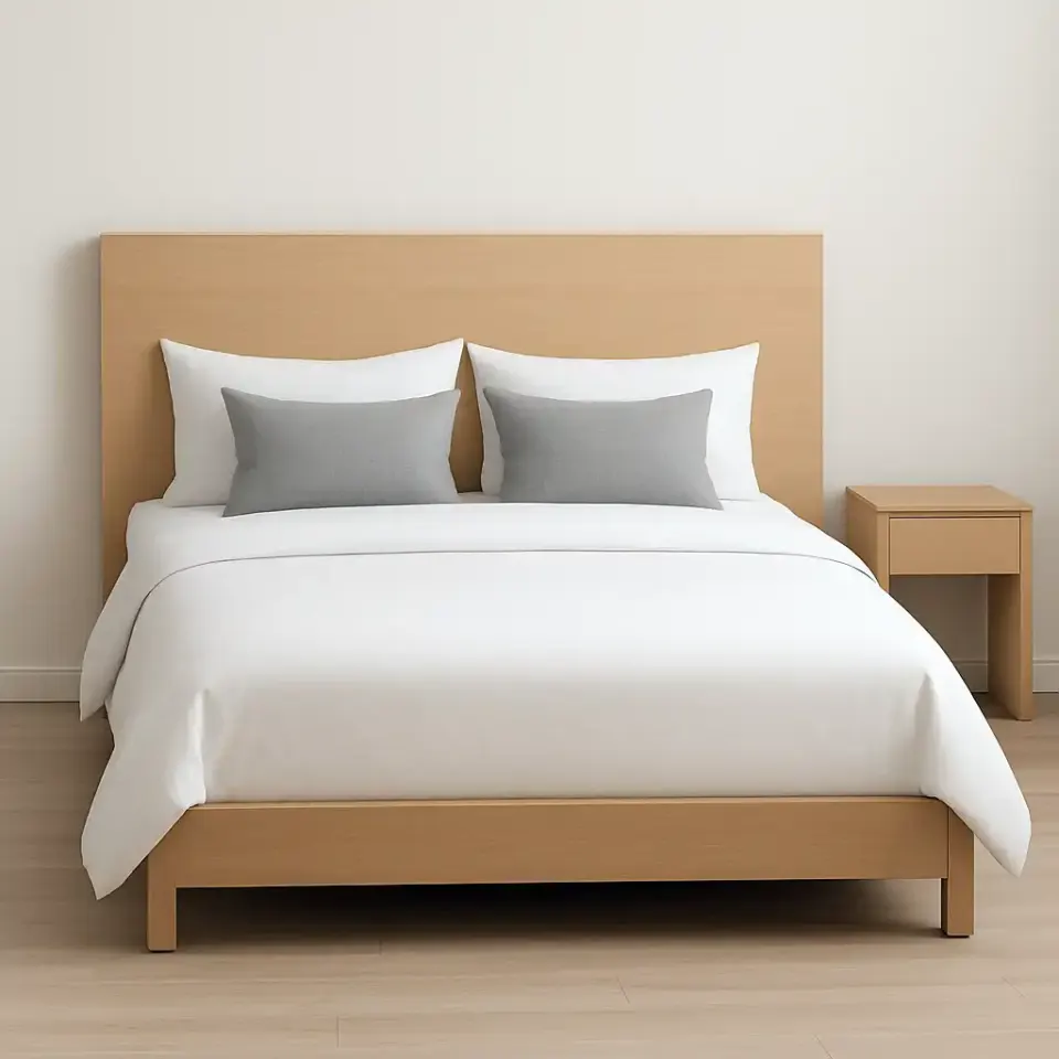 Minimalist Yatak Odalarında Masif Ahşabın Zarafeti