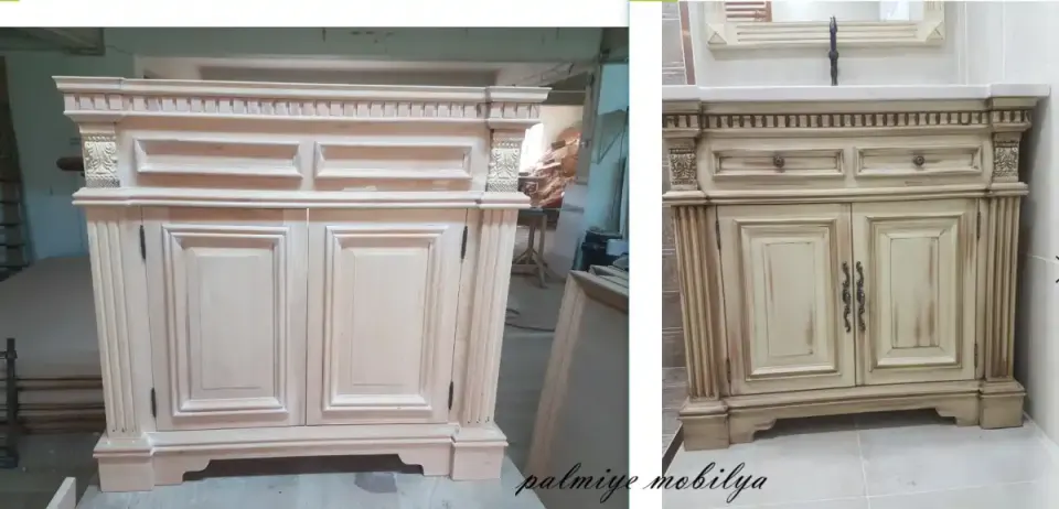 Ahşap Banyo Dolabı Modelleri