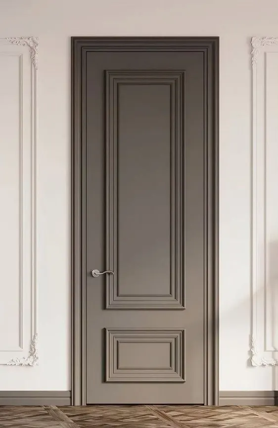 Lacquered Interior Door – Double-Moulded Tall and Short Panels