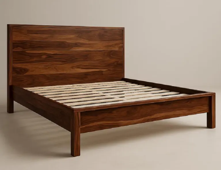 Solid wood bed frame models
